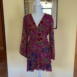 FARM RIO purple dress mini